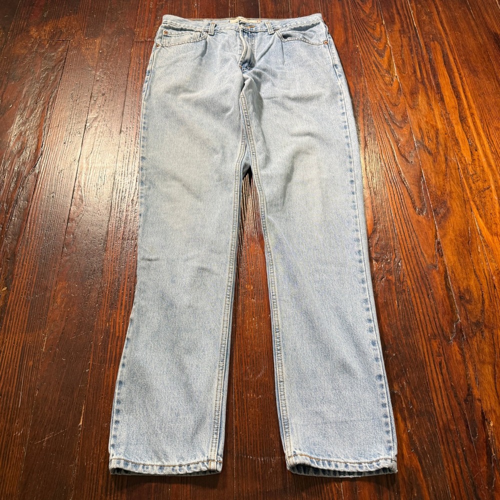 Vintage Levis 512 Jeans Mens 34x34 Blue Slim Fit Cotton Straight Leg Y2K